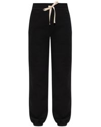 Jil Sander - Sweatpants Met Geribbelde Boorden - Lyst