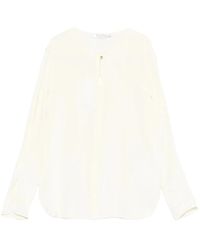 Max Mara - Overhemden ,Wit ,Spandex Mitico Blouse - Lyst