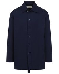 Mordecai - Jassen ,Blauw ,Button-Up Chore Jacket - Lyst