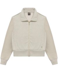 Colmar - Hoodies & Sweatvesten ,Wit ,Katoen Gebreid Sweatshirt Met Rits - Lyst