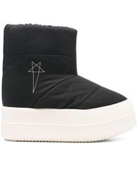 Rick Owens - Quilted Padded Boots - Lyst
