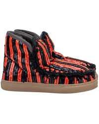 Mou - Sneaker eskimo sequins a righe - Lyst