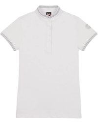 Colmar - Tops ,Wit ,Katoen Polo Shirt Met Lurex - Lyst