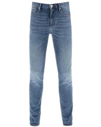 Emporio Armani - Jeans slim-fit 5 tasche - Lyst