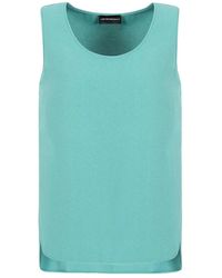 Emporio Armani - Sleeveless Tops - Lyst