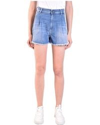 Dondup - Shorts in denim per donne - Lyst