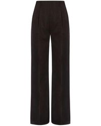 Alberta Ferretti - Wide Trousers - Lyst