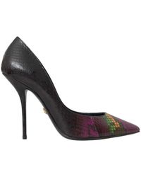 Dolce & Gabbana - Exotische leder high heel pumps - Lyst