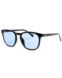 Guess - Accessoires ,Zwart ,Ronde Acetaat Zonnebril Met Uv-Bescherming - Lyst