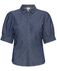 Ichi - Denim Shirts - Lyst