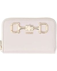 Guess - Accessoires ,Wit ,Janie Logo Wallet - Lyst