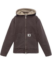 Carhartt - Jassen ,Bruin ,Katoen Insulated Mitch Jacket - Lyst