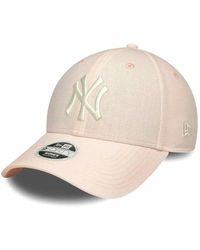 KTZ - Accessoires ,Roze ,Katoen Pet Met Gebogen Klep - Lyst