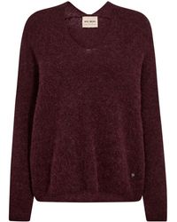 Mos Mosh - Mmthora V-Ausschnitt Strickpullover - Lyst