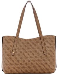 Guess - Tassen ,Bruin ,Shoulder Bags - Lyst