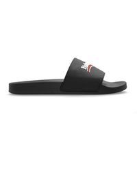 Balenciaga - Slides Met Logo - Lyst