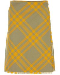 Burberry - Short Skirts - Lyst
