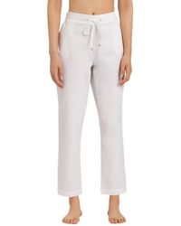 Hanro - Broeken ,Wit ,Katoen Slim-Fit Broeken - Lyst