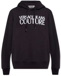 Versace - Baumwollkapuzenpullover - Lyst