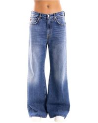 People - Jeans ,Blauw ,Katoen Nina Jeans - Lyst
