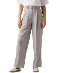 EDITED - Broeken ,Grijs ,Polyester Kaj Broek - Lyst