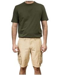 Impure - Cooper Linnen Bermuda - Lyst