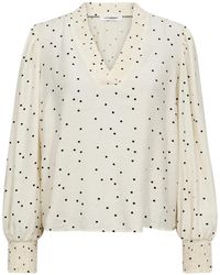 co'couture - Zioncc Zebra Bow Blouse - Lyst