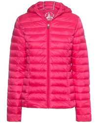 J.O.T.T - Jassen ,Roze ,Cloe Hooded Down Jacket - Lyst
