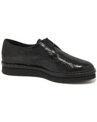 Tod's - Glänzende Leder Derby Schuhe - Lyst