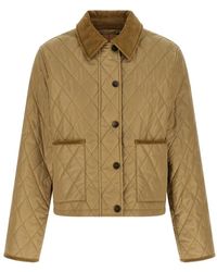 Burberry - Jassen ,Nylon Tal Lichtgewicht Gewatteerde Nylon Jas - Lyst