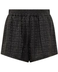 Givenchy - Korte Broeken ,Zwart ,Shorts Met Ritsen - Lyst