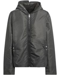 Rick Owens - Jassen ,Grijs ,Katoen Gimp Zipfront Jkt - Lyst