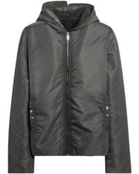 Rick Owens - Jassen ,Grijs ,Katoen Gimp Zipfront Jkt - Lyst