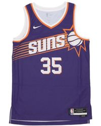 Nike - Fitness ,Paars ,Polyester Basketbal Tanktop Icon Edition 2023/24 - Lyst