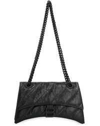Balenciaga - Crush leder kleine schultertasche - Lyst