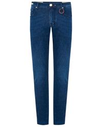 Tramarossa - Blauwe Denim Jeans Regular Slim Fit - Lyst