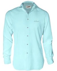 MC2 Saint Barth - Overhemden ,Groen ,Katoen Chemise Shirt - Lyst