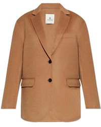 Anine Bing - Jassen ,Bruin ,Wol Wollen Blazer - Lyst