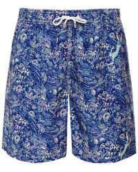 Hackett - Badmode ,Veelkleurig ,Coral Diver Zwemshorts - Lyst
