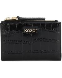 Kazar - Embossed Leather Wallet - Lyst