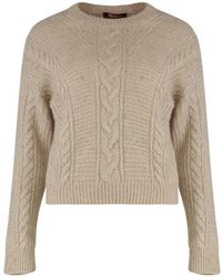 Max Mara - Round-Neck Knitwear - Lyst