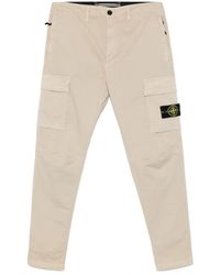 Stone Island - Slim-Fit Trousers - Lyst