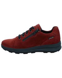 Mephisto - Rote Freizeit Schnürschuhe Für Damen - Lyst