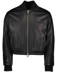 Ami Paris - Leather Jackets - Lyst