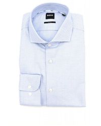 BOSS - Overhemden ,Blauw - Lyst