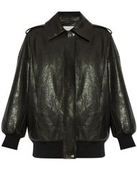McQueen - Leren Jas - Lyst