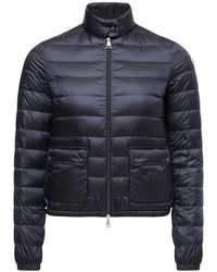 Moncler - Jassen ,Blauw ,Polyester Urban Winterjas - Lyst