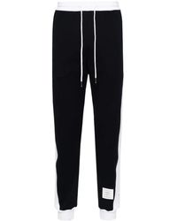 Thom Browne - Klassieke Loopback Jersey Sweatpants Met 4 Bar - Lyst