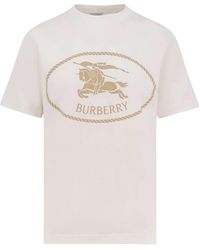 Burberry - Knight Stamp T-Shirt - Lyst