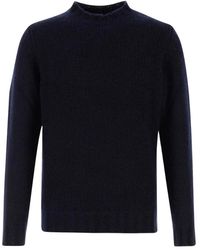 Fedeli - Truien & Vesten ,Blauw ,Cashmere Blend Turtleneck Sweater - Lyst